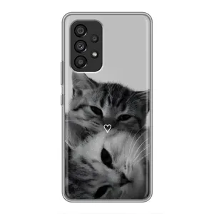 Чохол з малюнком кіт на Samsung Galaxy A53 (5G) (Пара котів)