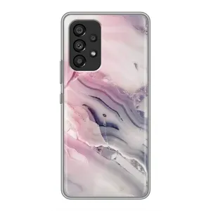 Мраморный чехол на Samsung Galaxy A53 (5G) (VPrint) (Пурпурный Мрамор)