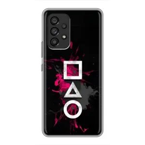 Чехол Гра в кальмара для Samsung Galaxy A53 (5G) (Символы Игра кальмара)