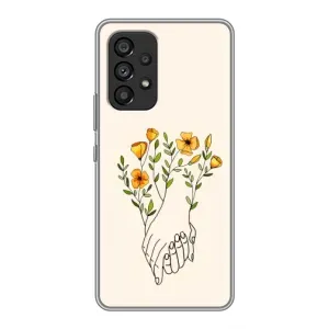 Чехлы для любимой на Самсунг Галакси А53 (5G) (VPrint) (Руки любви)