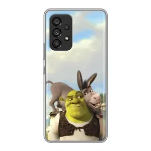 Чехол с мультфильмом Шрек на Samsung Galaxy A53 (5G) (Шрек и Осел)