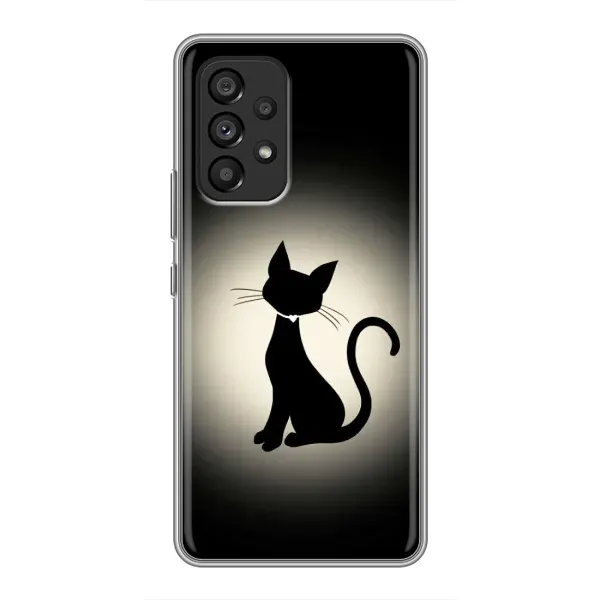 Чехол с принтом «Силуэт котика» для Samsung Galaxy A53 (5G)
