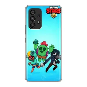 Чехлы Brawl Stars для Samsung Galaxy A53 (5G) (AlphaPrint) (Тріо героїв)