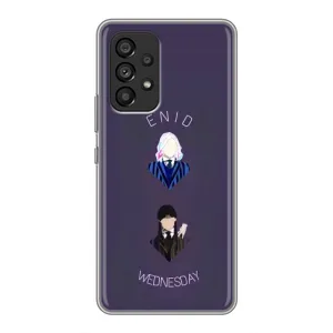 Чехлы Венсдей на Samsung Galaxy A53 (5G) Уэнсдей (AlphaPrint) (Уэнздей и подруга)