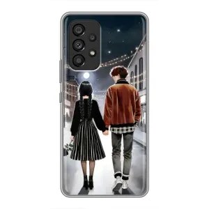 Чехол с дизайном Венздей 2 на Samsung Galaxy A53 (5G) (Уэнздей и Тайлер)