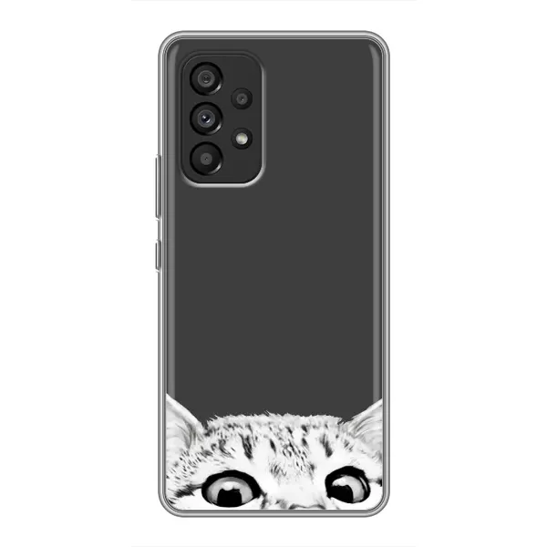 Чохол з принтом «Виглядає котик» для Samsung Galaxy A53 (5G) Чохол з принтом «Виглядає котик» для Samsung Galaxy A53 (5G)