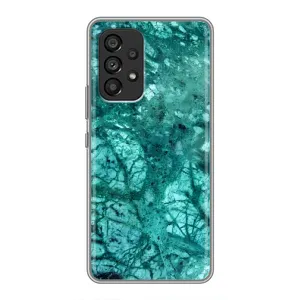 Мраморный чехол на Samsung Galaxy A53 (5G) (VPrint) (Зеленый мрамор)