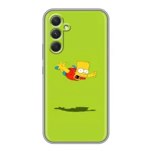 Чjхол з Сімпсонами для Samsung Galaxy A54 (VPrint) (Барт Сімпсон)