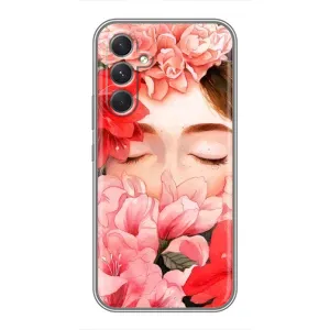 Чехлы (ART) Цветы на Samsung Galaxy A54 (VPrint) (Очі в квітах)