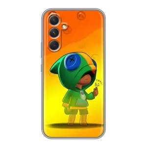 Чехол для Samsung Galaxy A54 Бравл Старс (VPrint) (Хлопчик Леон)