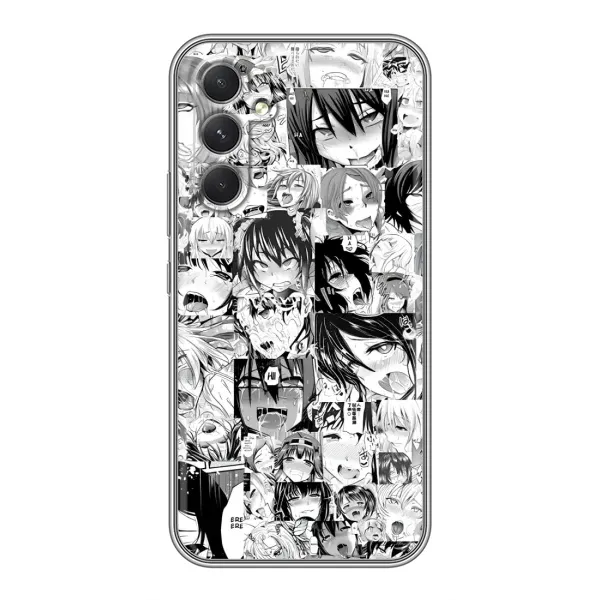 Чохол з принтом «Ahegao manga» для Samsung Galaxy A54