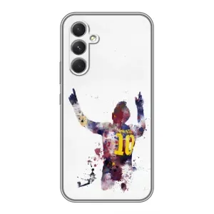 Чехлы Месси для Samsung Galaxy A54 (AlphaPrint) (Messi Barca)
