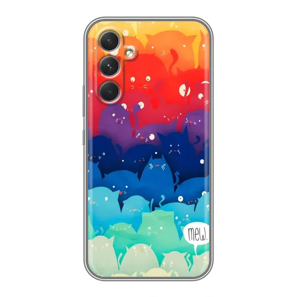 Чехол с принтом «Mew» для Samsung Galaxy A54