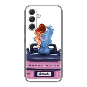 Чехол с печатью для Samsung Galaxy A54 - (Мода) (AlphaPrint) (На машине)
