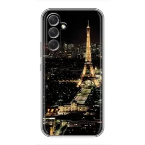 Чехол Эйфелева Башня для Samsung Galaxy A54 - (AlphaPrint) (Ночной Париж)
