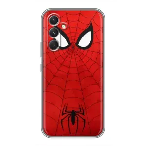 Чехол с человеком пауком для Samsung Galaxy A54 - (AlphaPrint) (Паук (Марвел))