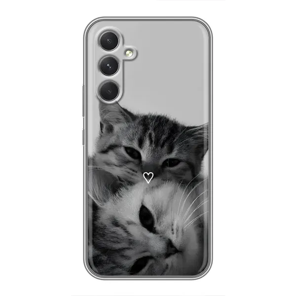 Чохол з принтом «Пара котів» для Samsung Galaxy A54 Чохол з принтом «Пара котів» для Samsung Galaxy A54