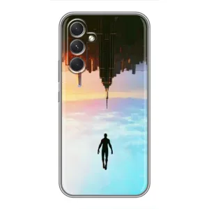 Чехол с человеком пауком для Samsung Galaxy A54 - (AlphaPrint) (Паук человек)
