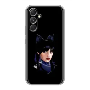Чохли Венсдей на Samsung Galaxy A54 Уенсдей (AlphaPrint) (серйозна Венздей)