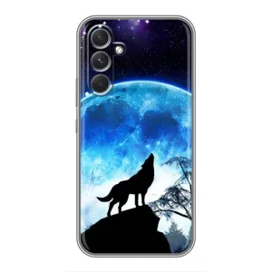Захисні чохли для Самсунг Ґалаксї А54 (AlphaPrint) (ХІТ продаж) ВОВК (Вовк на місяць)