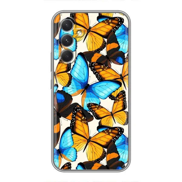 Чехол с принтом «Яркие бабочки» для Samsung Galaxy A54 Чехол с принтом «Яркие бабочки» для Samsung Galaxy A54
