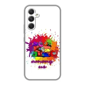 Чехол Амонг Ас для Samsung Galaxy A54 (AlphaPrint) (Яркий АмонгАс)