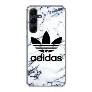 Чохли Адидас для Samsung Galaxy A55 (AlphaPrint) (Адідас на мраморі)