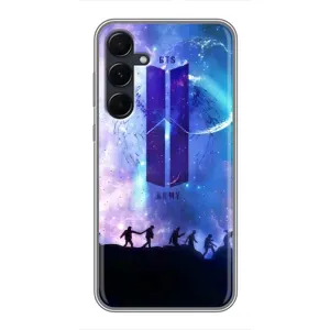 Чохли BTS для Samsung Galaxy A55 (AlphaPrint) (Army BTS)