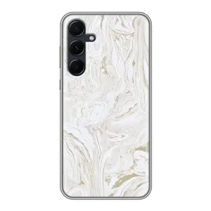 Мраморний чехол на Samsung Galaxy A55 (VPrint) (Білий мрамор)