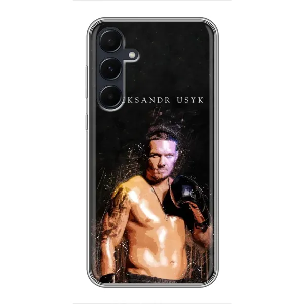 Чехол с принтом «Боксер Александр Усик» для Samsung Galaxy A55