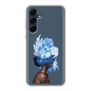 Чехлы (ART) Цветы на Samsung Galaxy A55 (VPrint) (Квіти на голові)
