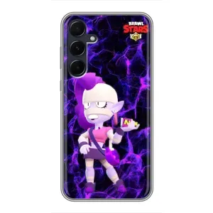 Чехлы Brawl Stars для Samsung Galaxy A55 (AlphaPrint) (Емз Бравл Старс)