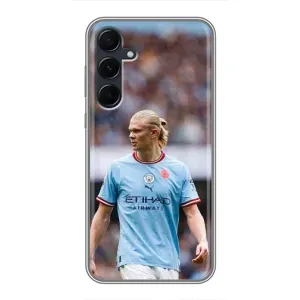 Чехлы с футболистом Ерлинг Холанд для Samsung Galaxy A55 (AlphaPrint) (Эрлинг Холанд)