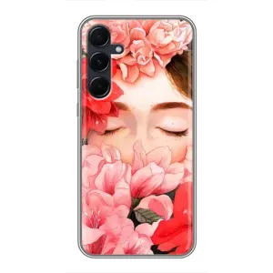 Чехлы (ART) Цветы на Samsung Galaxy A55 (VPrint) (Очі в квітах)