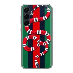 Чехлы ГУЧЧИ для Самсунг А55 (5G) (AlphaPrint) (Gucci змия)