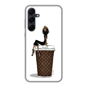 Чохли Луі Вітон для Samsung Galaxy A55 (AlphaPrint - LOUIS VUITTON) (кава LOUIS VUITTON)