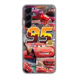 Силіконовий чохол Маквін для Samsung Galaxy A55 (Колаж Блискавка Маквін)