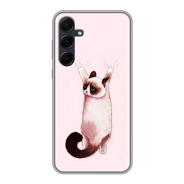 Чехол с принтом «Котик падает» для Samsung Galaxy A55 Чехол с принтом «Котик падает» для Samsung Galaxy A55