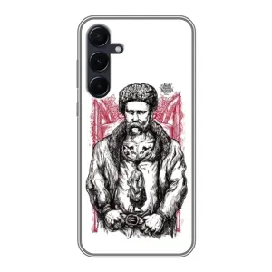 Чохли для Samsung Galaxy A55 с принтом Тараса Шевченко (AlphaPrint) (Козак Шевченко)