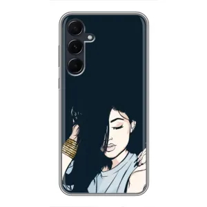 Чохол з друком для Samsung Galaxy A55 - (Мода) (AlphaPrint) (Гарна дівчина)