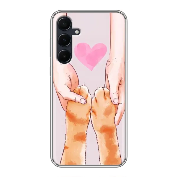 Чехол с принтом «Любовь к котикам» для Samsung Galaxy A55 Чехол с принтом «Любовь к котикам» для Samsung Galaxy A55