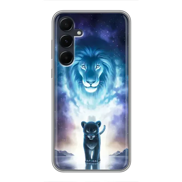 Чохол з принтом «Маленький лев» для Samsung Galaxy A55