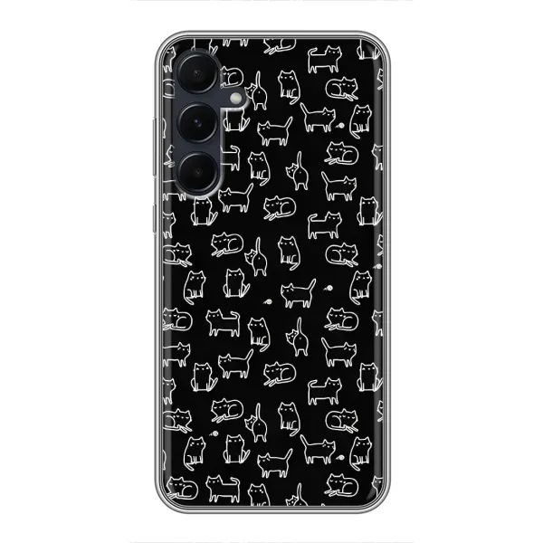 Чехол с принтом «Меленькие котики» для Samsung Galaxy A55