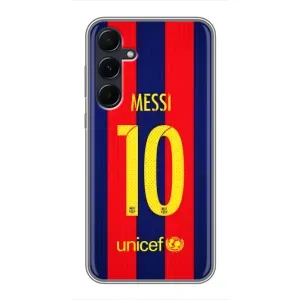 Чехлы Месси для Samsung Galaxy A55 (AlphaPrint) (Messi Barca 10)