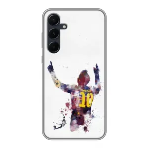 Чехлы Месси для Samsung Galaxy A55 (AlphaPrint) (Messi Barca)