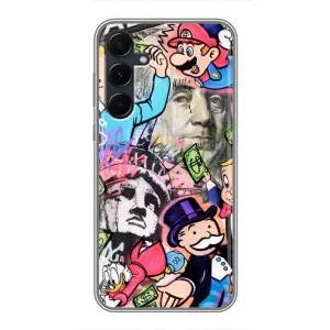 Чохли з крутими принтами для Samsung Galaxy A55 - (PREMIUMPrint) (Monopoly man)