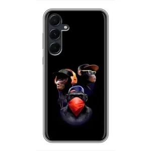 Чохол з Мавпами Samsung Galaxy A55 - (AlphaPrint) (Три мавпи)