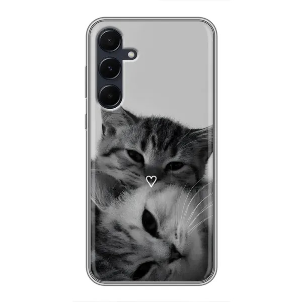 Чохол з принтом «Пара котів» для Samsung Galaxy A55 Чохол з принтом «Пара котів» для Samsung Galaxy A55