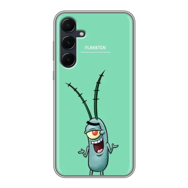 Чехол с принтом «Персонаж Планктон» для Samsung Galaxy A55 Чехол с принтом «Персонаж Планктон» для Samsung Galaxy A55