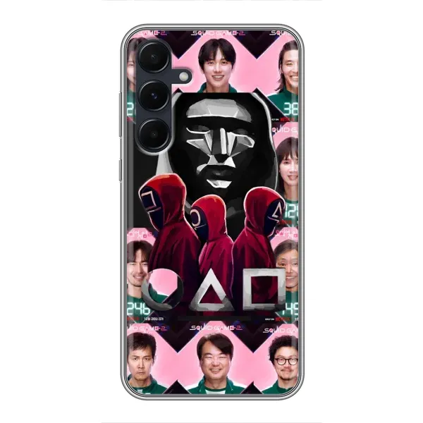 Чохол з принтом «Учасники Гра кальмара» для Samsung Galaxy A55